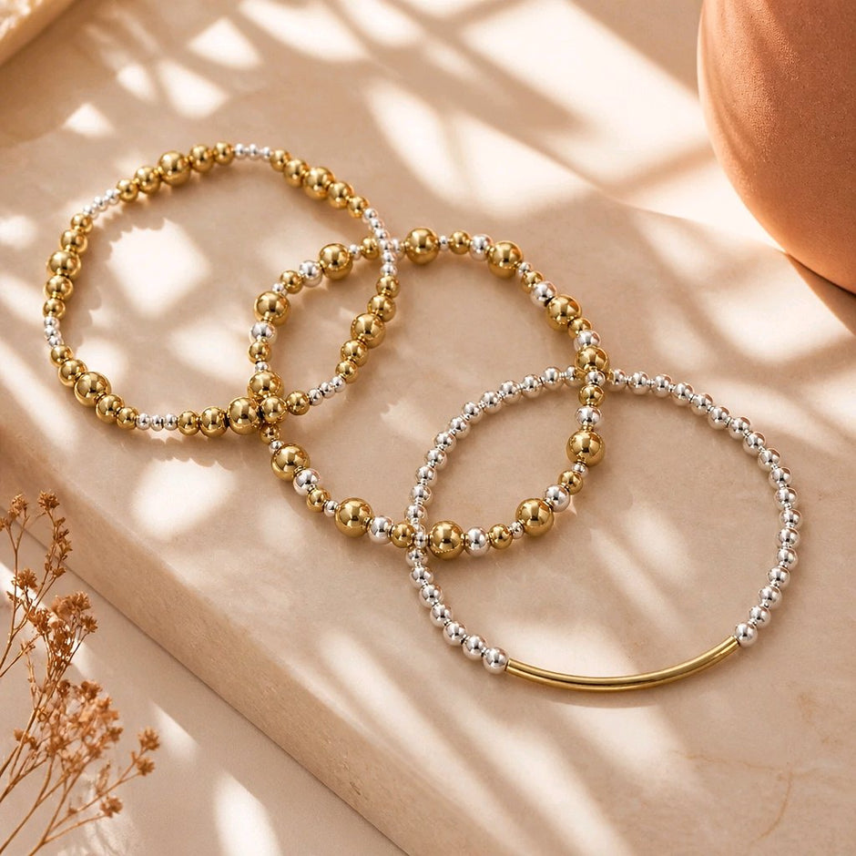 Pulsera trío 2 oros