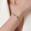 Pulsera tifany 2 oros