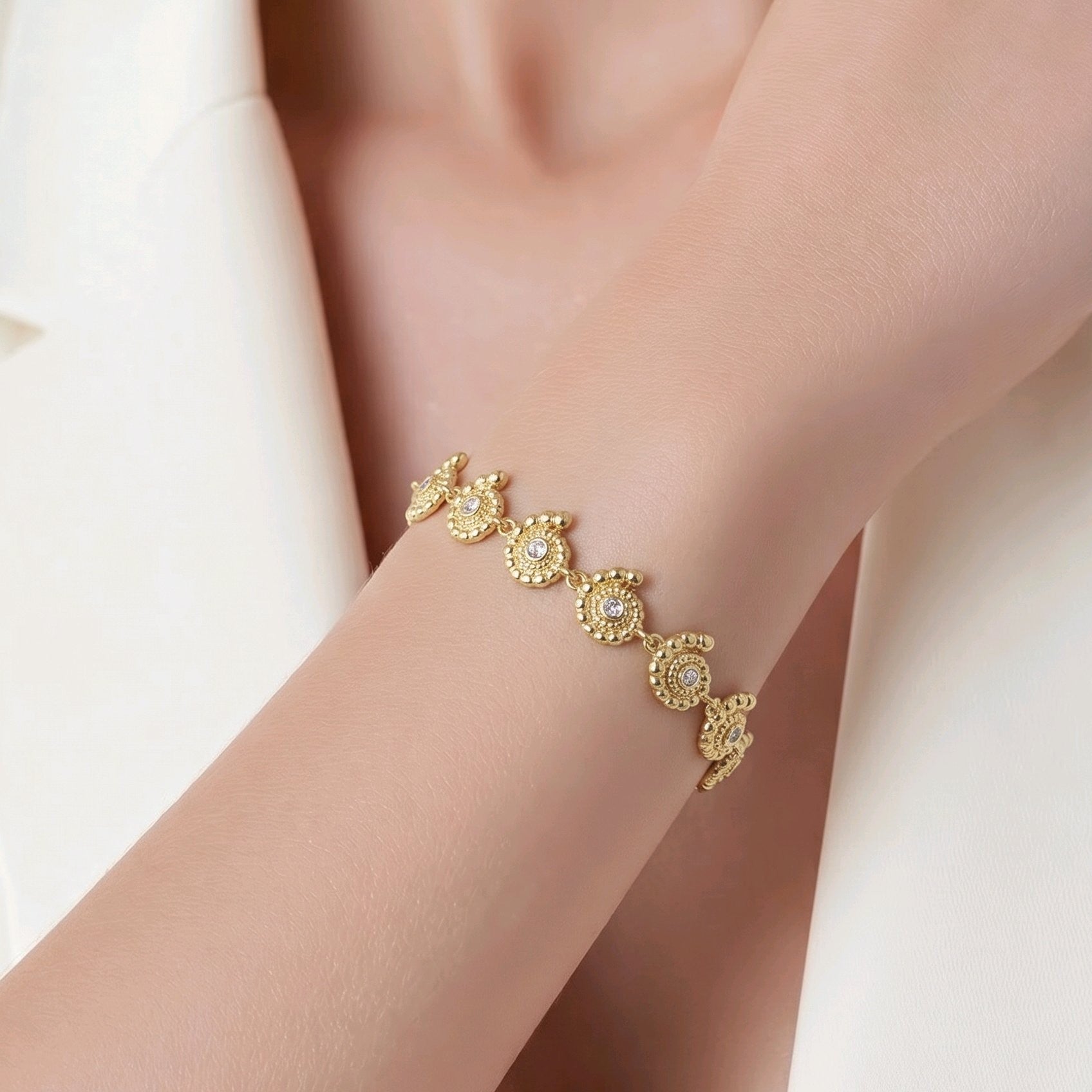 Pulsera caracoles