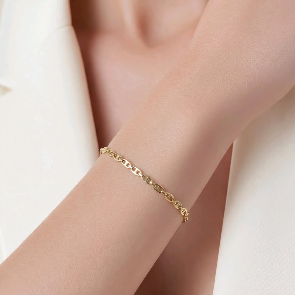 Pulsera tejido plano