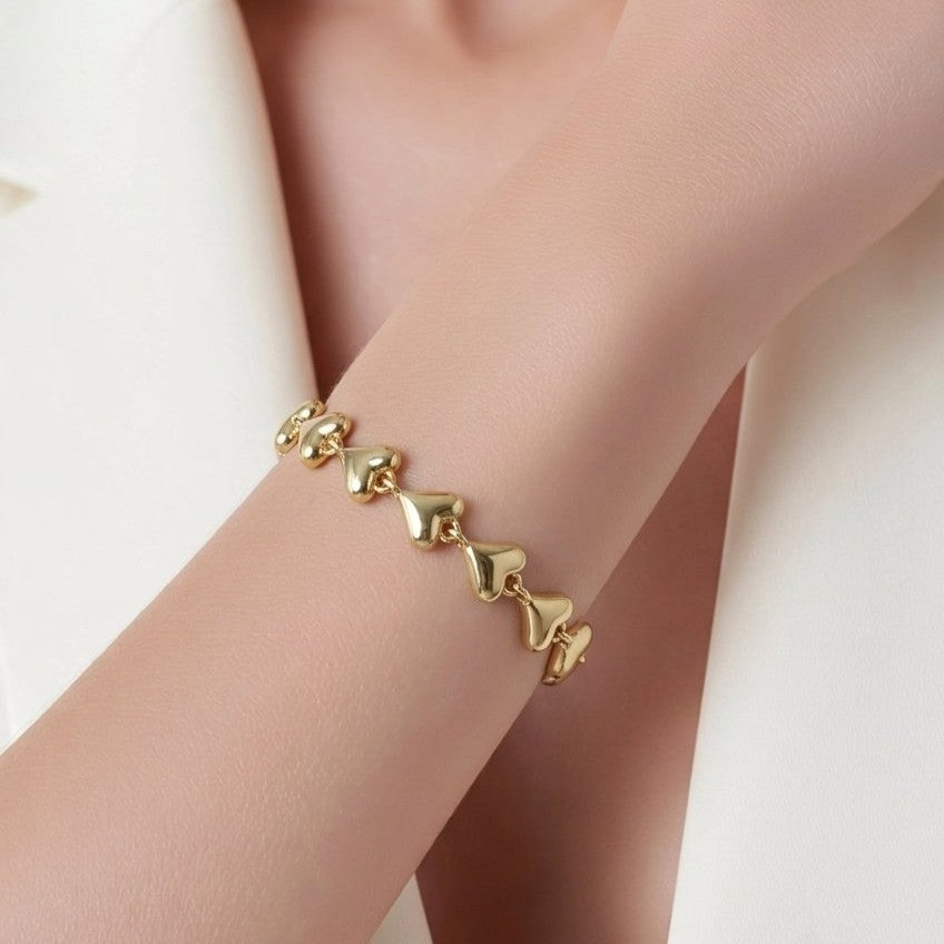 Pulsera corazones