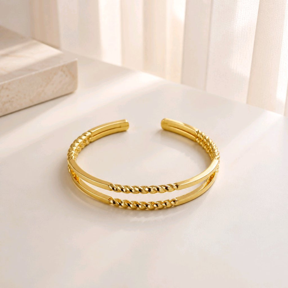 Pulsera aro doble