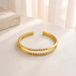 Pulsera aro doble