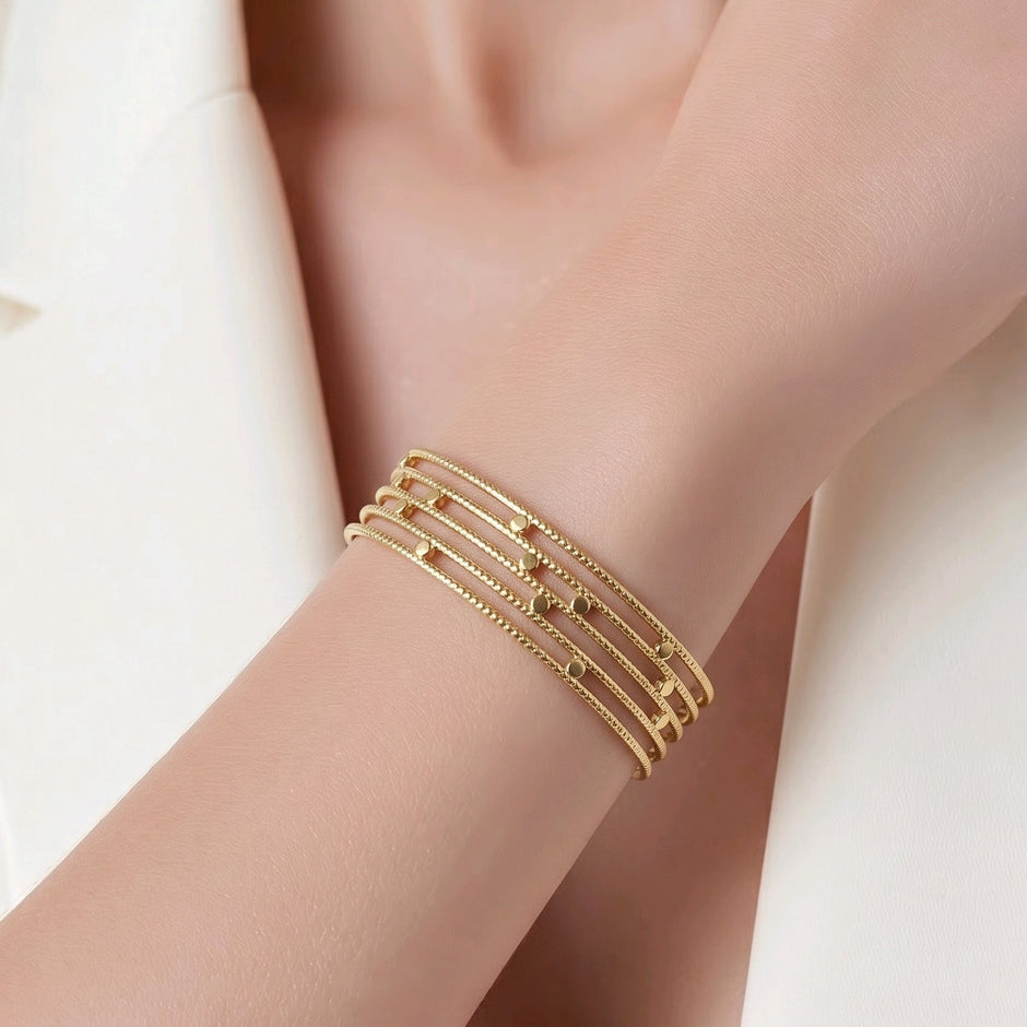 Pulsera aro líneas