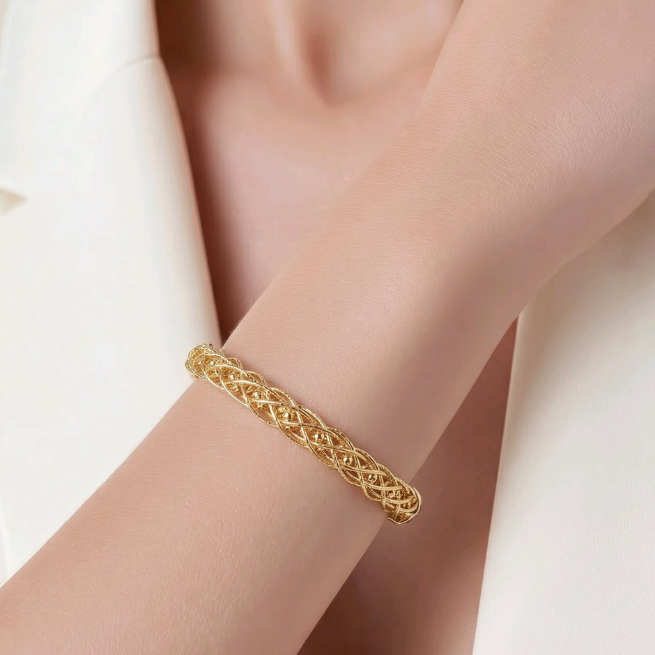Pulsera aro trenzado