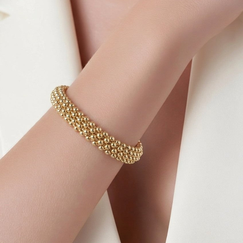 Pulsera aro mini balines