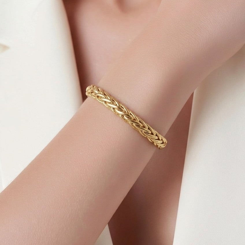Pulsera aro trenza