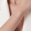 Pulsera cubana baño de plata