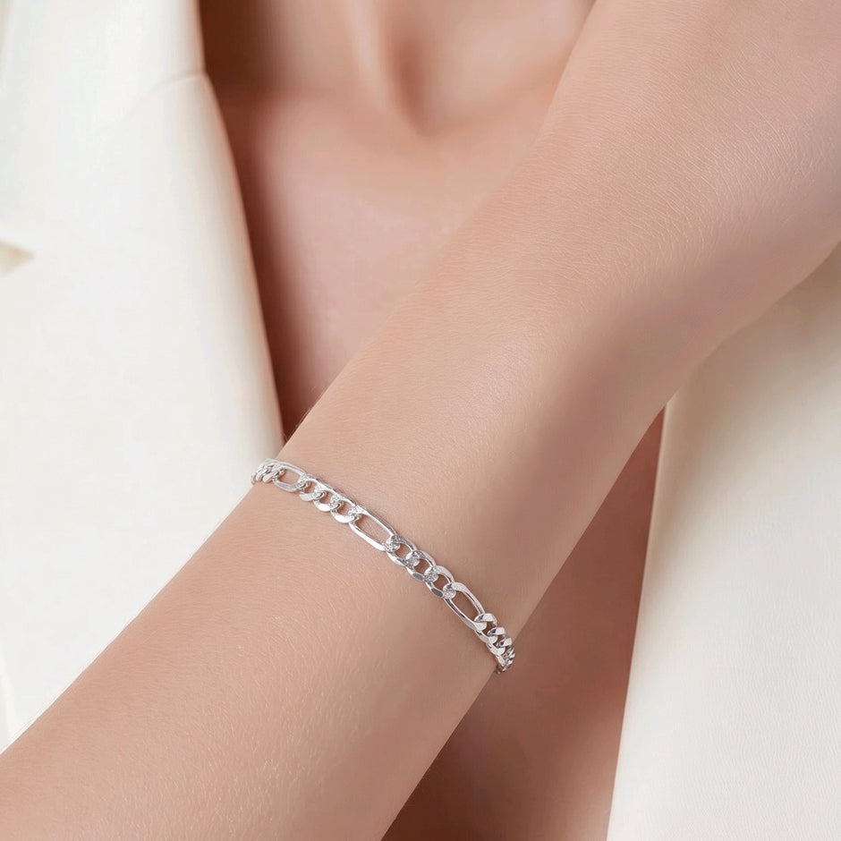 Pulsera 3x1 baño de plata