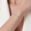 Pulsera cubana baño de plata