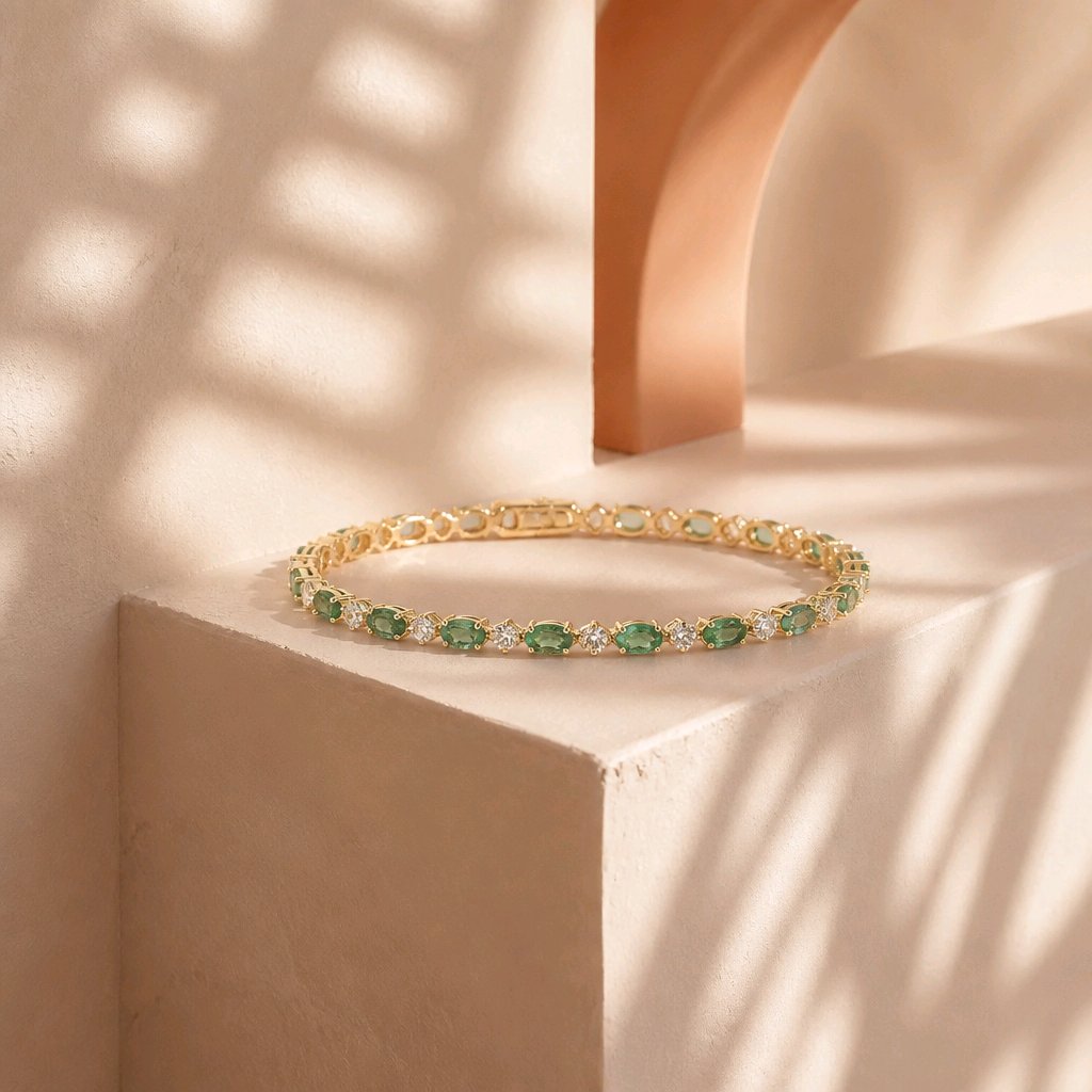Pulsera esmeraldas
