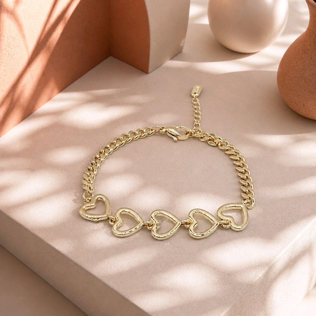 Pulsera corazones