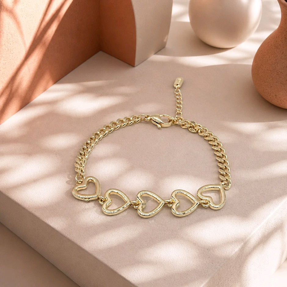 Pulsera corazones