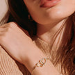 Pulsera graduable corazón