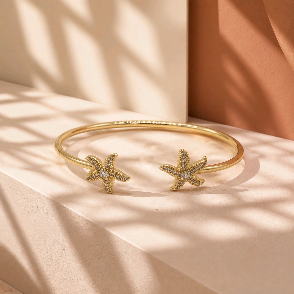 Pulsera aro estrellas de mar
