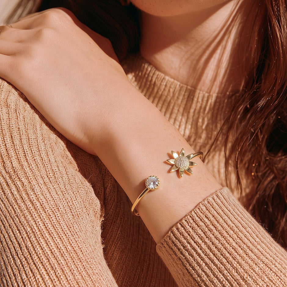 Pulsera aro girasol