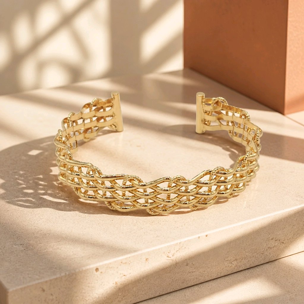 Pulsera aro enlazado