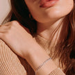 Pulsera cubana baño de plata