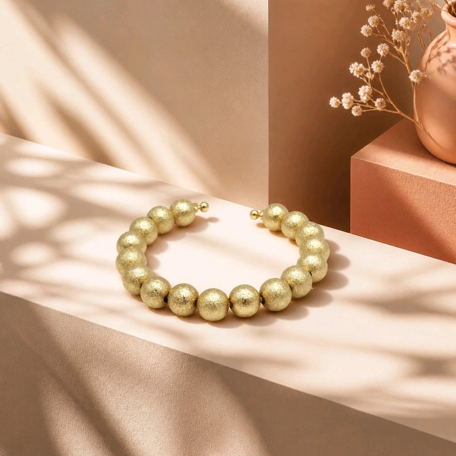 Pulsera balines fusco