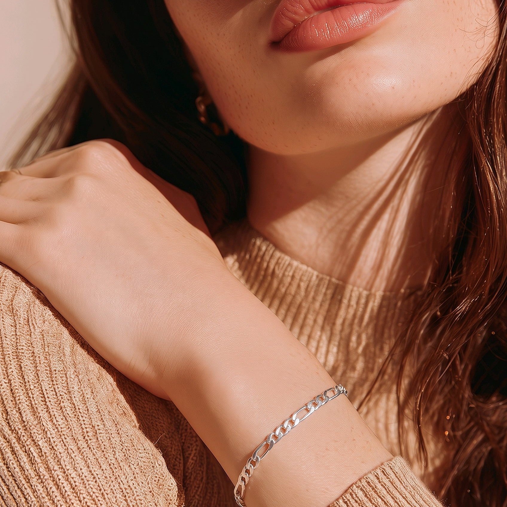 Pulsera 3x1 baño de plata