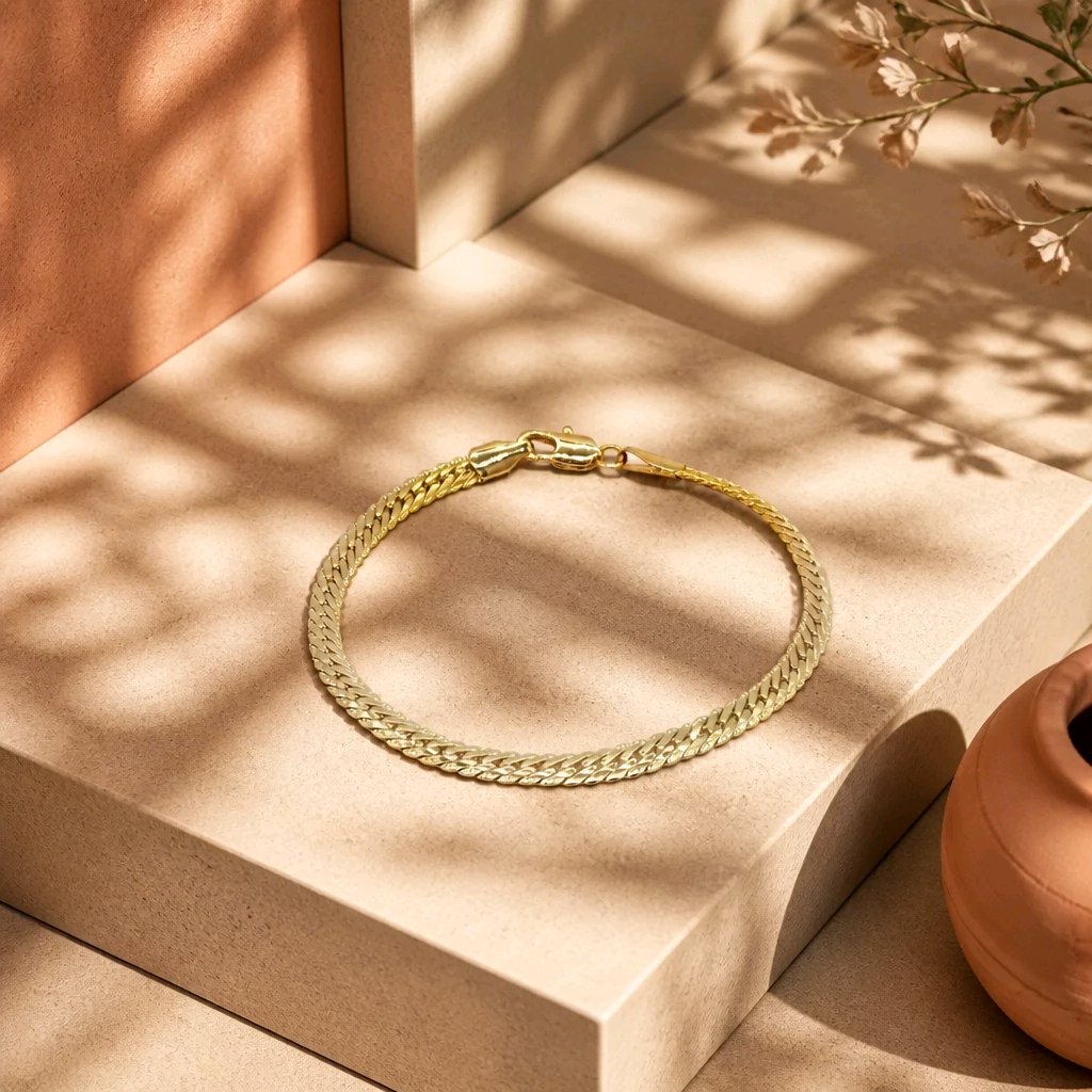 Pulsera tejido plano