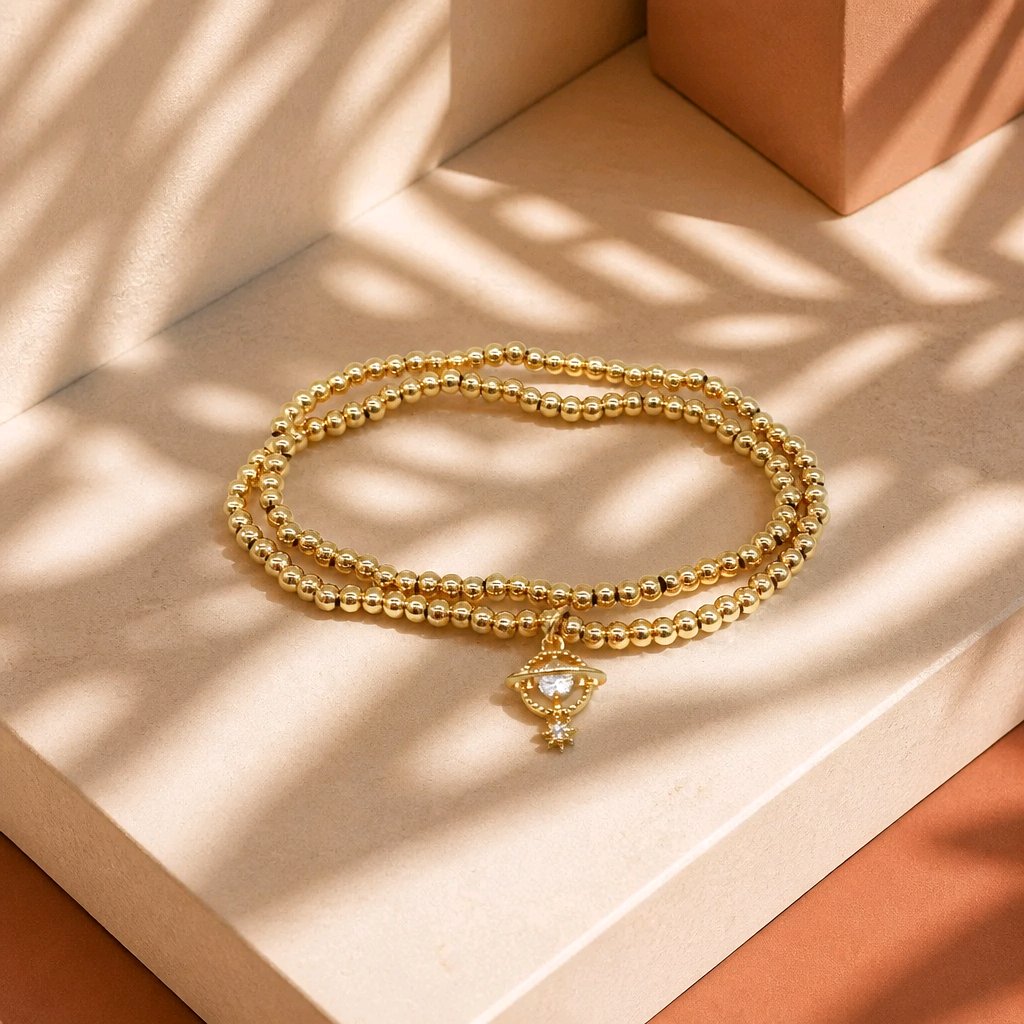 Pulsera doble balines