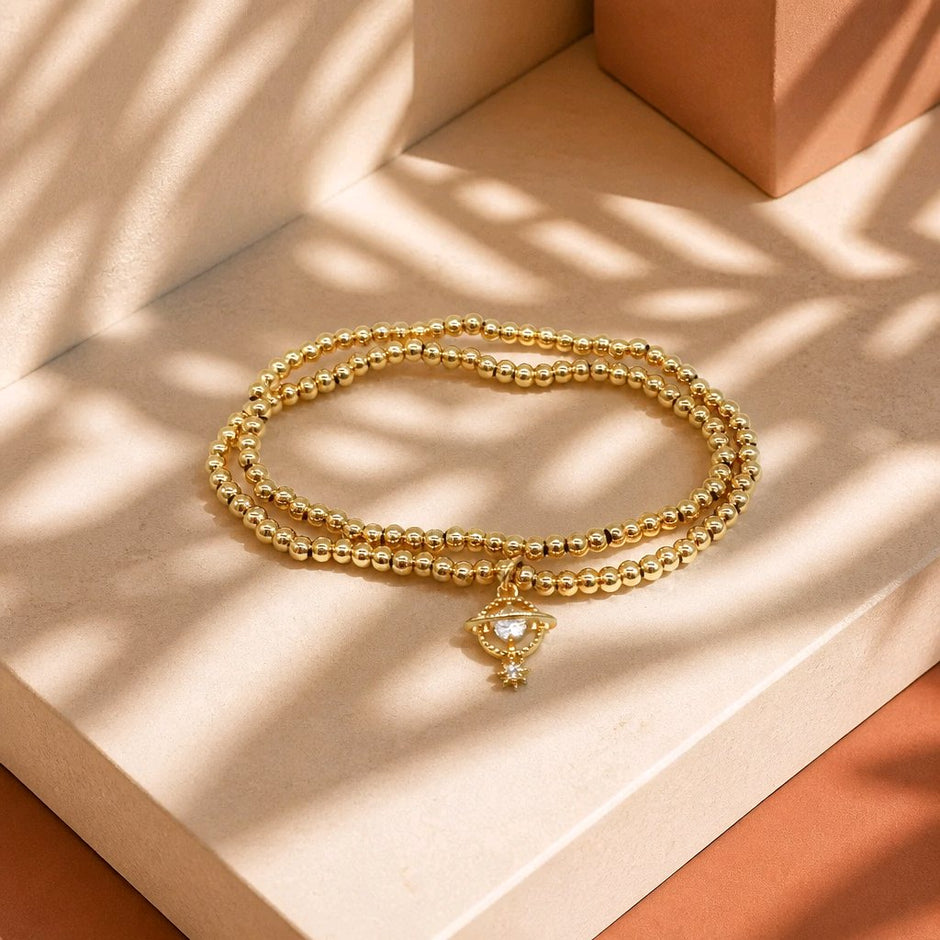 Pulsera doble balines