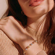 Pulsera diamantada 3 oros