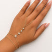 Pulsera conectada a dedo estrellas