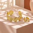 Pulsera aro + anillo concha