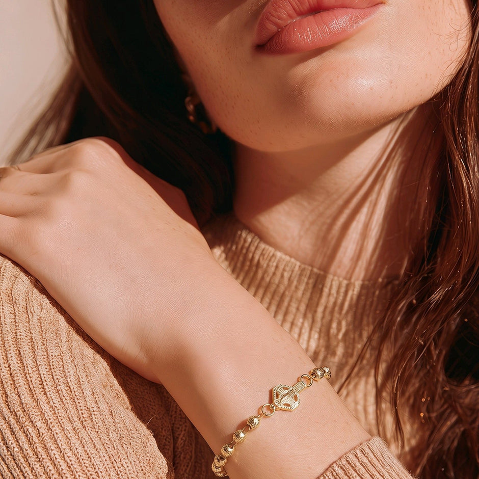 Pulsera denario diamantado