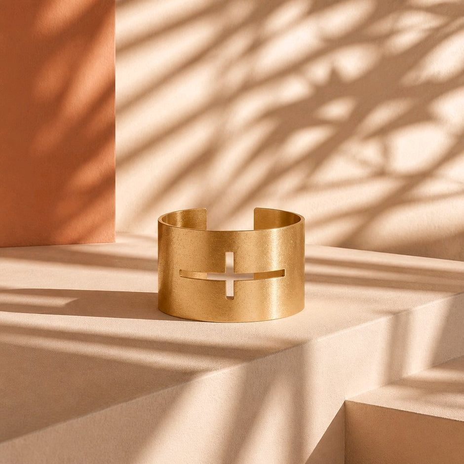 Pulsera aro cruz