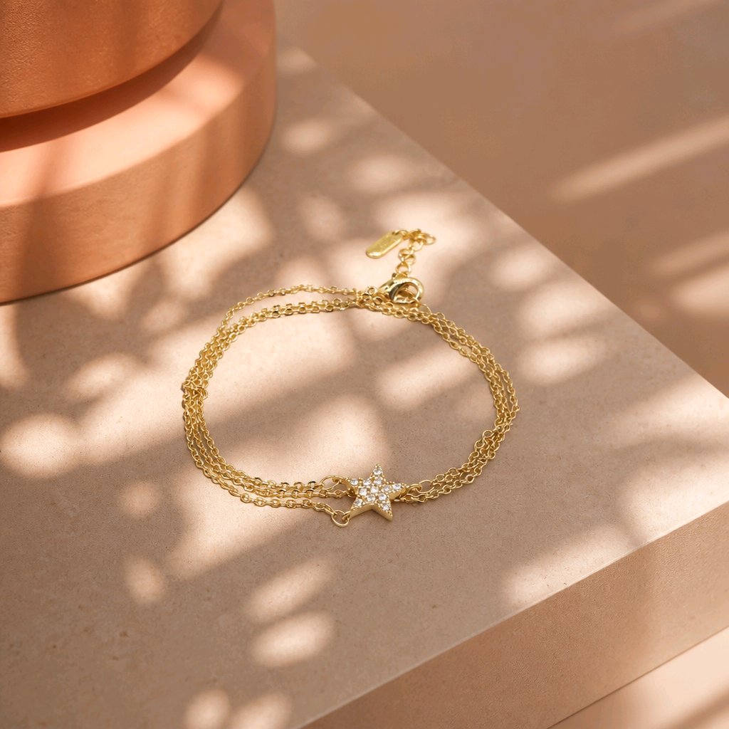 Pulsera conectada a dedo estrella