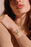 Pulsera tipo pandora virgen