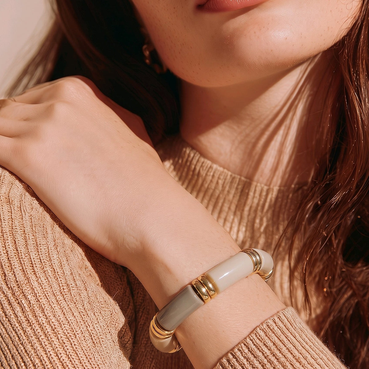 Pulsera resina vintage