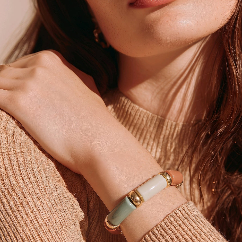 Pulsera resina pastel