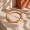 Pulsera resina rosa