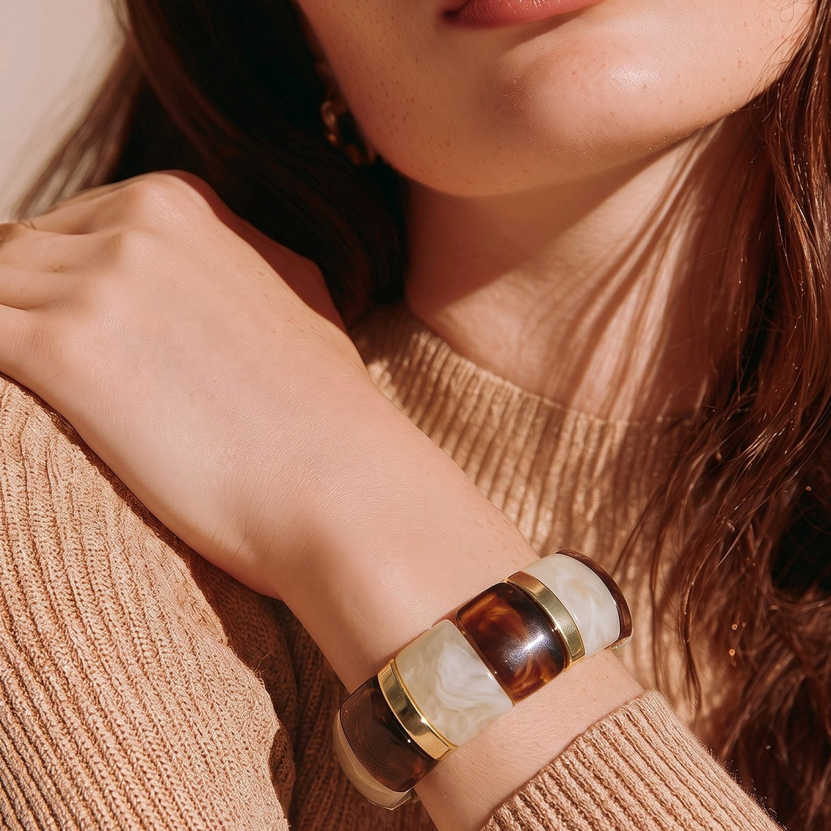 Pulsera resina vintage