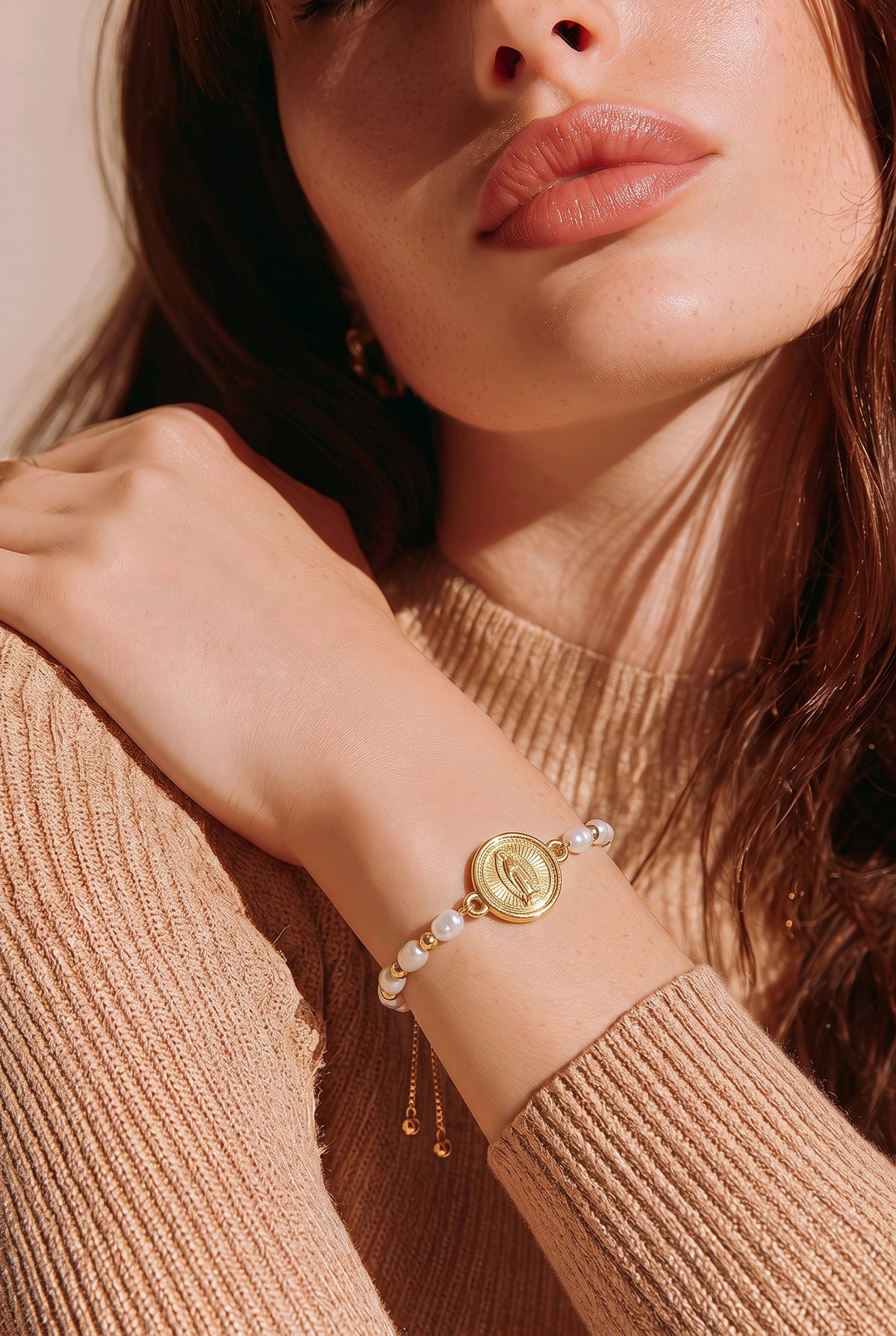 Pulsera graduable virgen