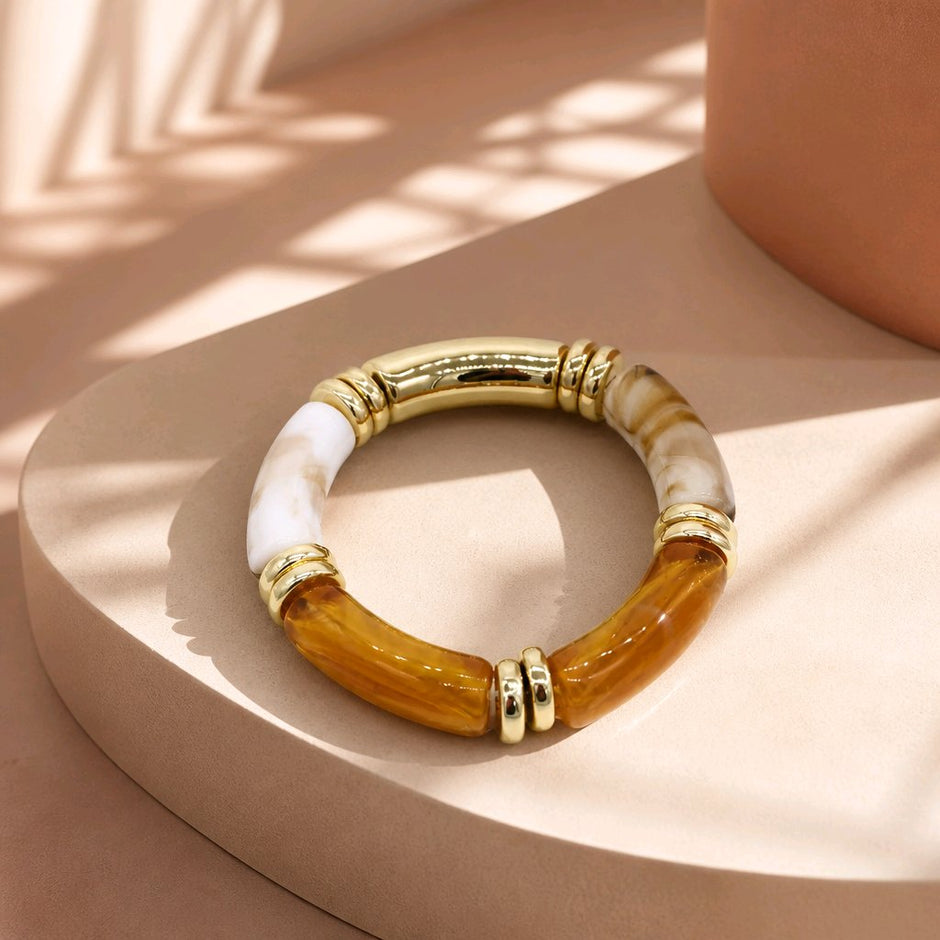 Pulsera resina vintage