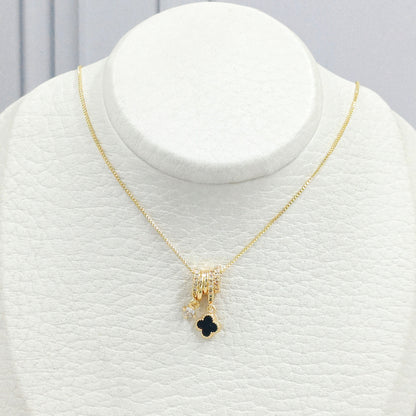 Rodio collar van cleef zafiro
