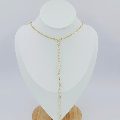 body chain estrella corazon