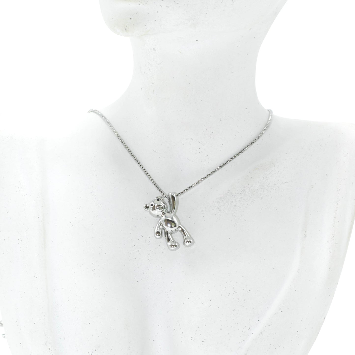 Collar rodio oso P
