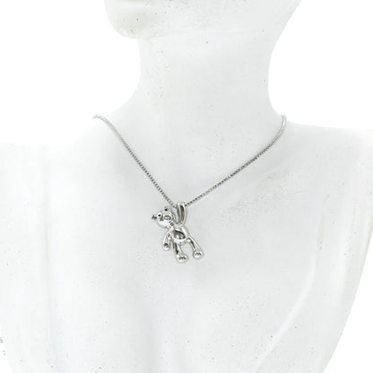 Collar rodio oso P