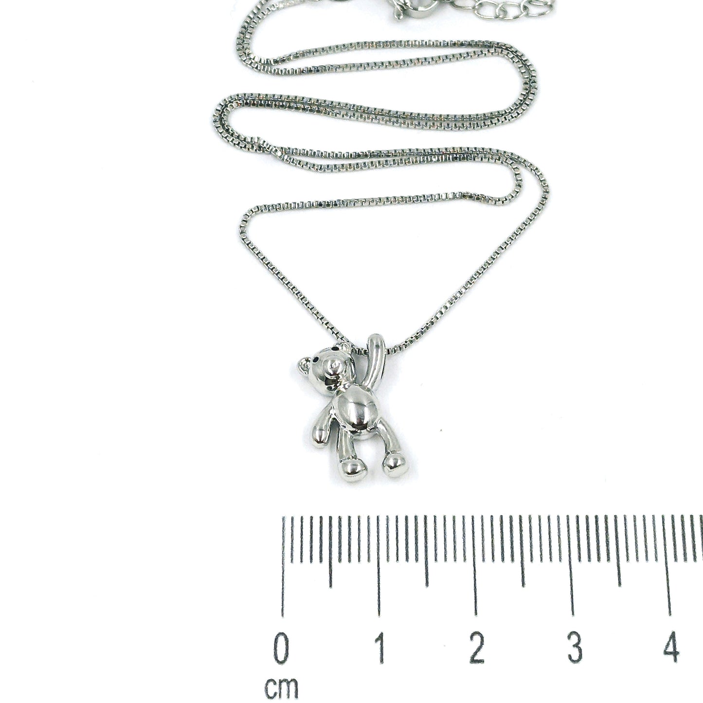 Collar rodio oso P