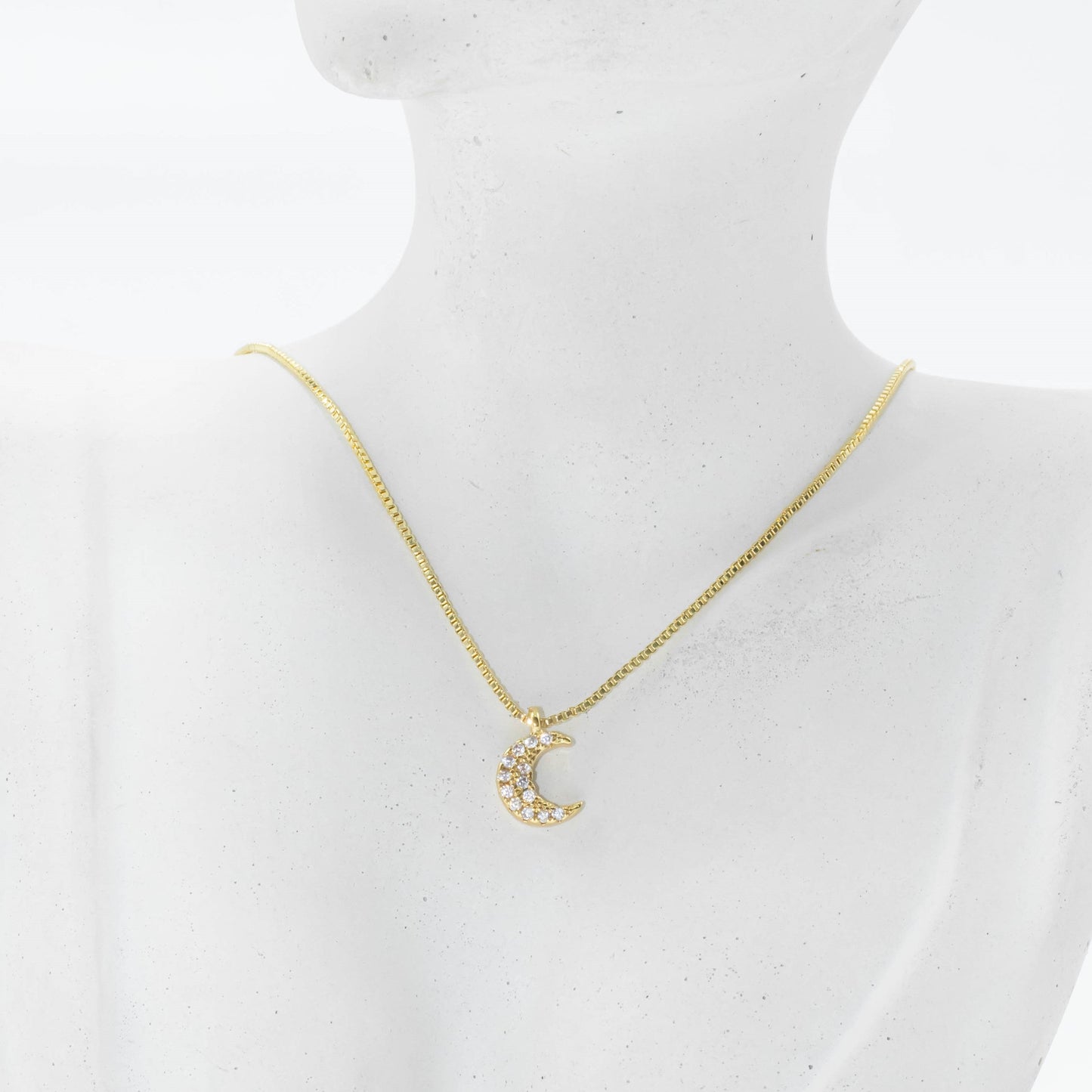 Collar rodio luna