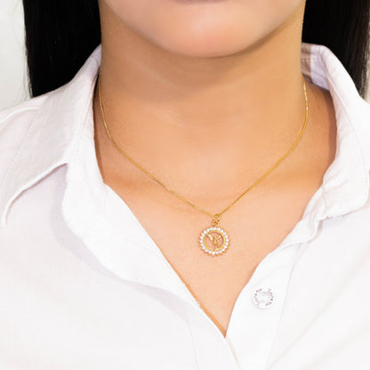 Collar rodio san miguel
