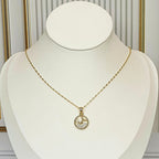 Collar rodio arbol vida