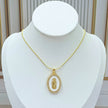 Collar rodio maxi virgen