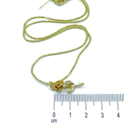 Collar rodio rosa